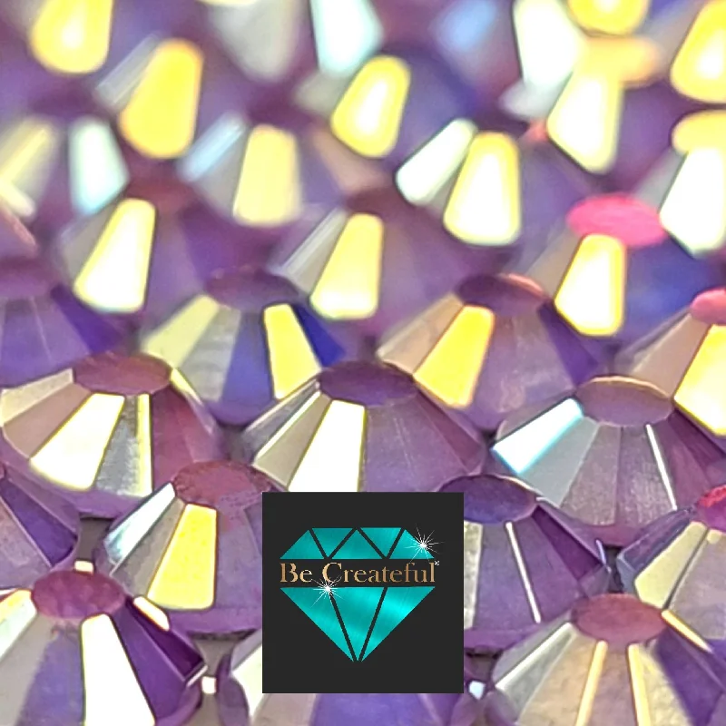 Nail rhinestone pick hacks-FLATBACK Caribbean Lavender Flatback Rhinestones