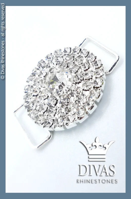 Nail rhinestone dash shine-Encrusted Circle - Clear