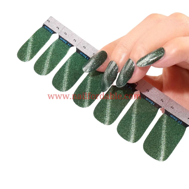 nail repair for nail balance revival-Cat Eye - Green