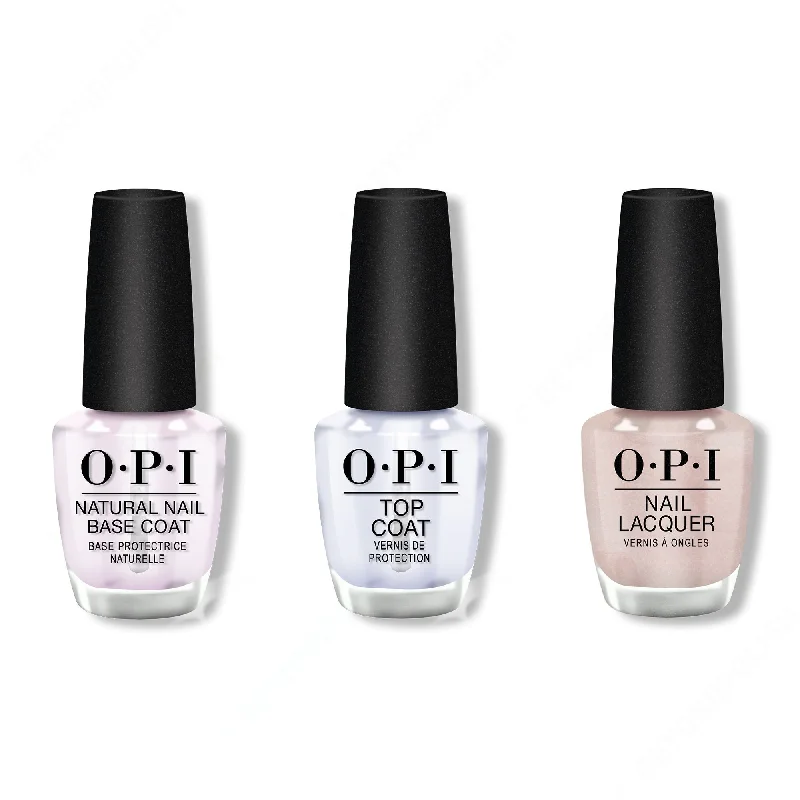 nail polish night fall-OPI - Nail Lacquer Combo - Base, Top & Throw Me a Kiss 0.5 oz - #NLSH2