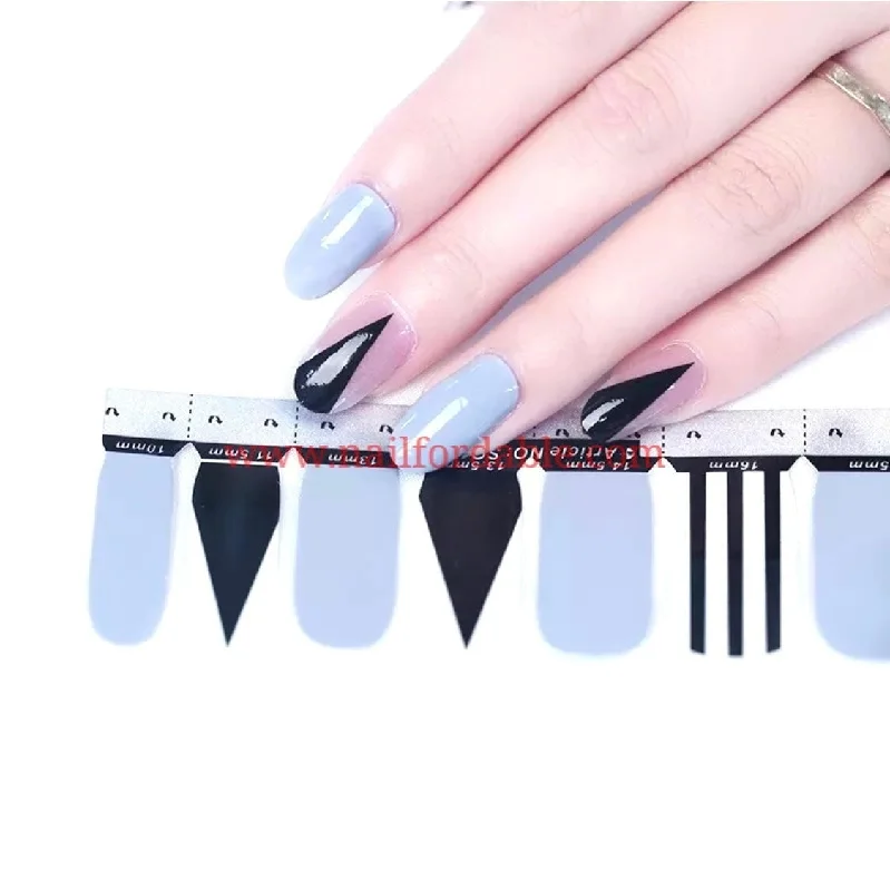 nail repair with gloss-layer gel-Geometric sight