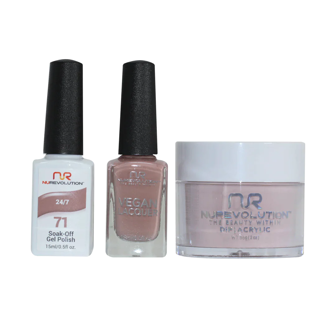 nail polish plank cut-NuRevolution Trio set 071 24/7