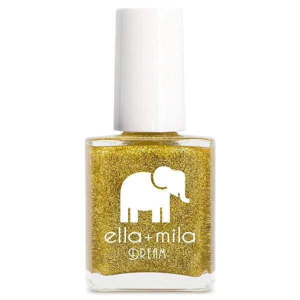 nail polish puddle pool-ella+mila Golden Fairy