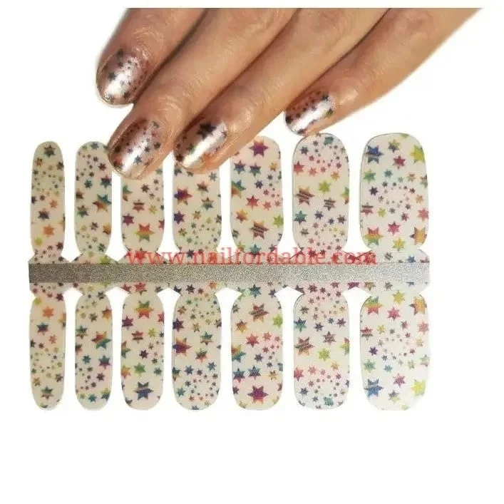 nail repair with viral-pick kit-Colorful twinkles