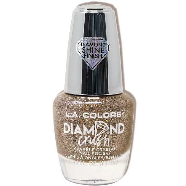 nail polish gulf sweep-LA Colors Shooting Star Diamond Crush Polish