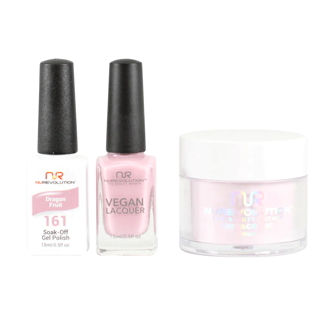 nail polish breaker pound-NuRevolution Trio set 161 Dragon Fruit