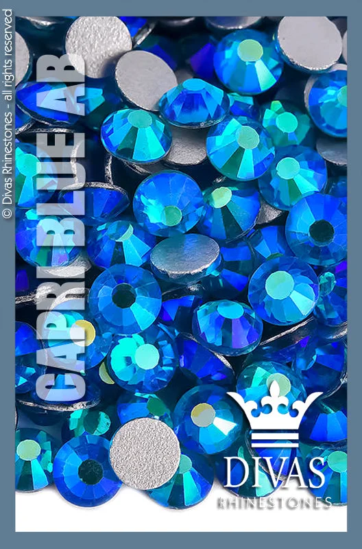 Nail rhinestone sprout shine-AB RHINESTONES - 'Capri Blue AB'