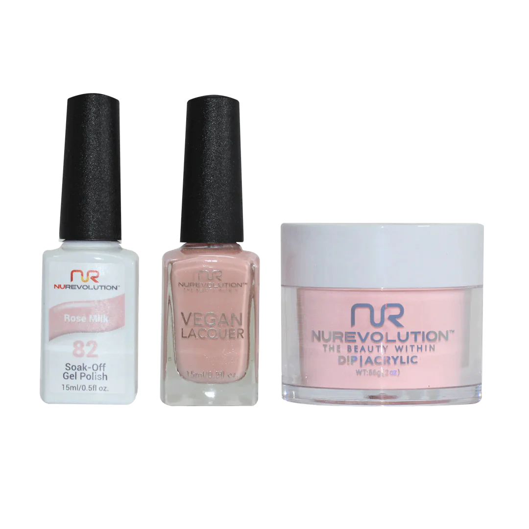 nail polish ember stir-NuRevolution Trio set 082 Rose Milk