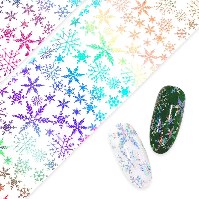 Nail art decoration cycle-Nail Art Foil Paper / Magical Snow