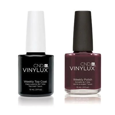 nail polish glaze coat-CND - Vinylux Topcoat & Fedora 0.5 oz - #114