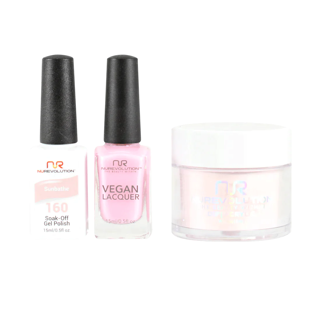 nail polish whirlpool suck-NuRevolution Trio set 160 Sunbathe