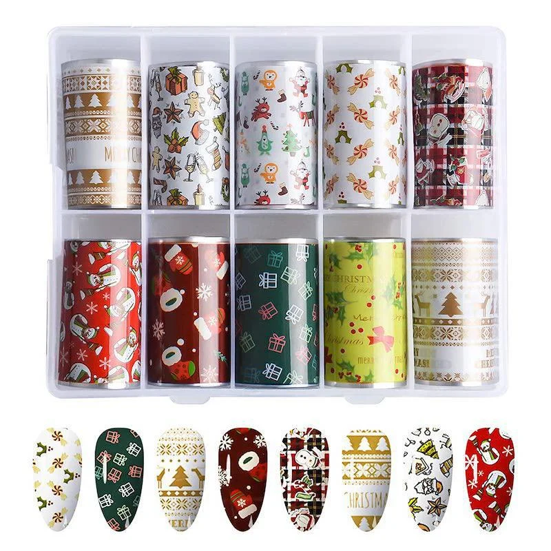 Nail art decoration wear-Christmas Foil 002 - Forever Love Nail Foil