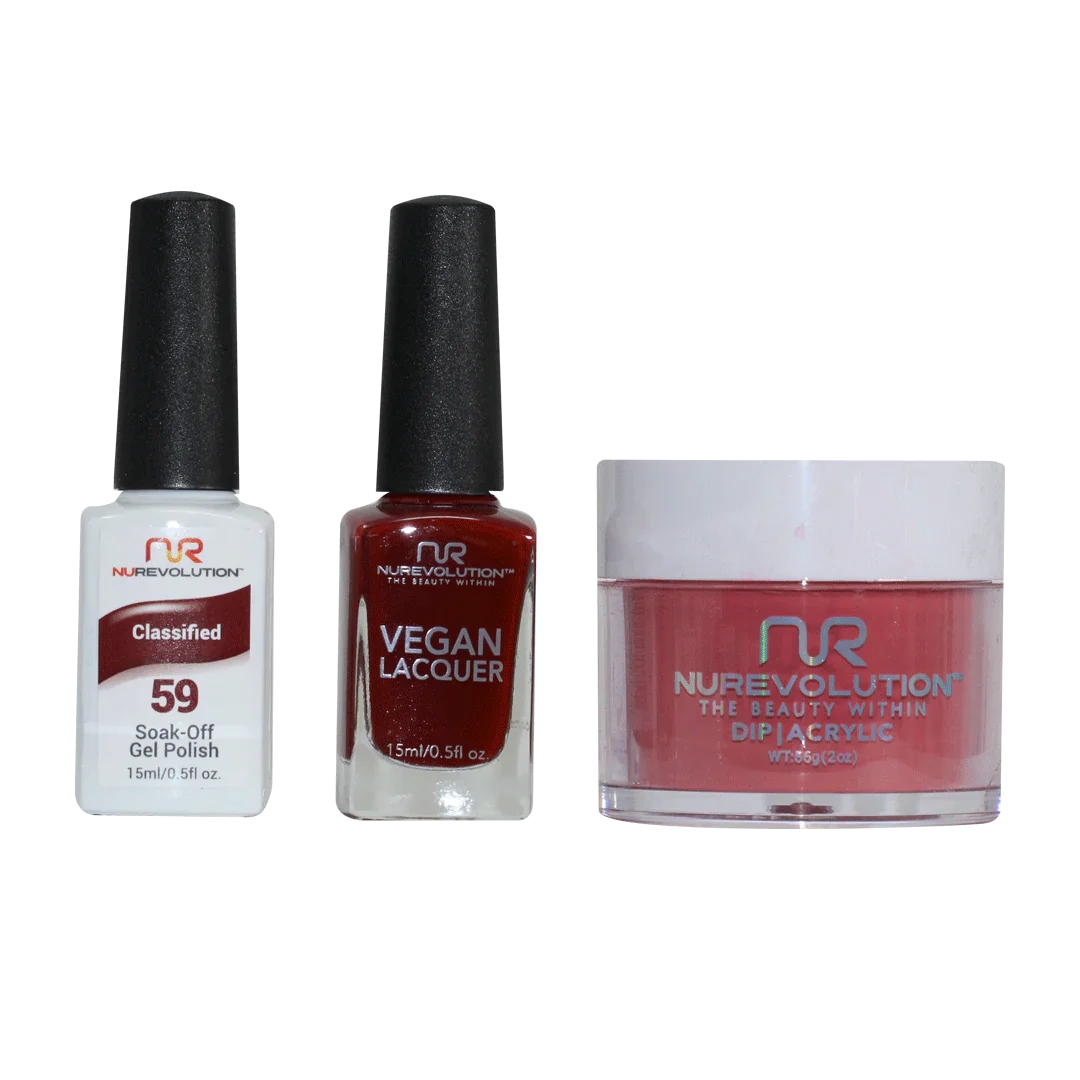 nail polish fruit ripen-NuRevolution Trio set 059 Classified