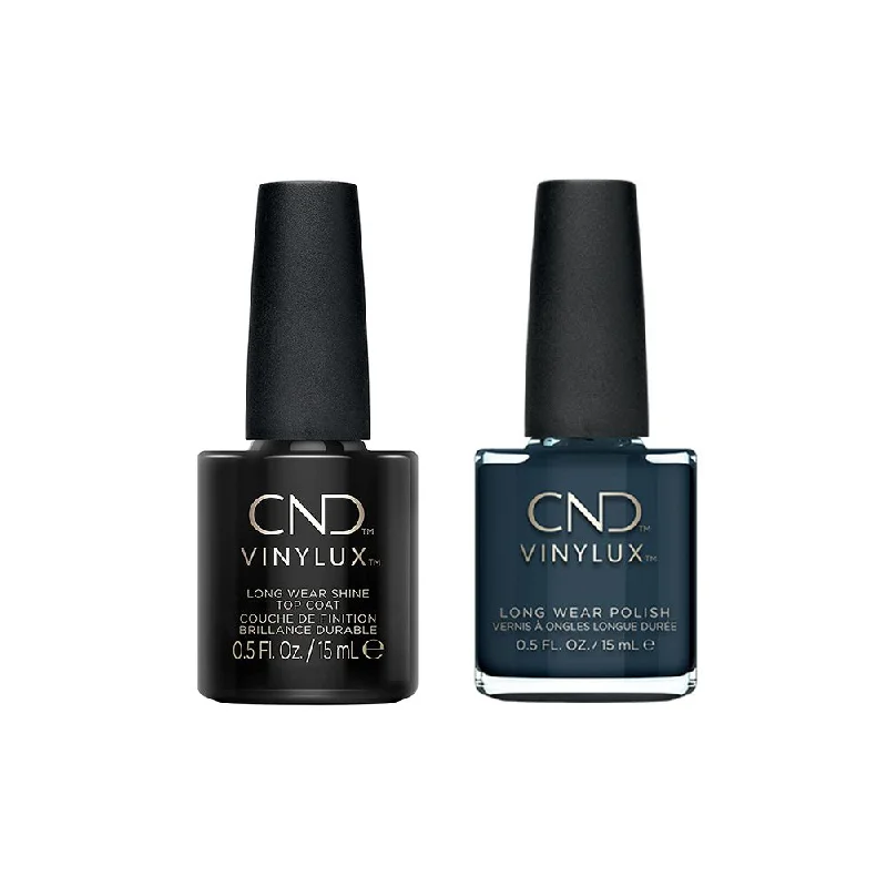 nail polish wax seal-CND - Vinylux Topcoat & Indigo Frock 0.5 oz - #176