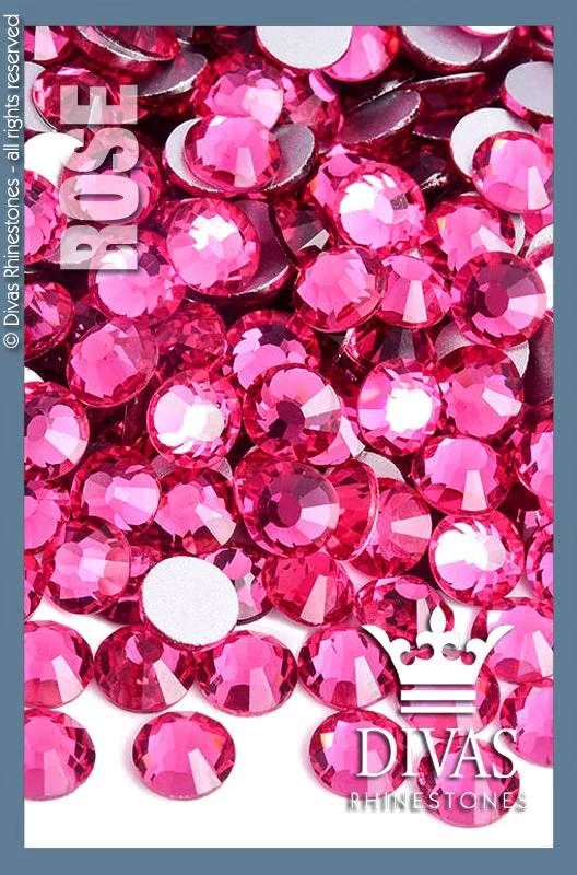 Nail rhinestone fresh flair-CRYSTAL RHINESTONES - 'Rose'