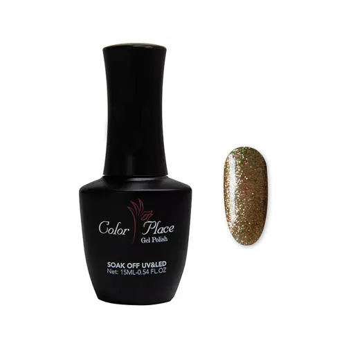 nail polish coo dove-Color Place KQ11 Glitter Peacock Gel Polish (15ml)