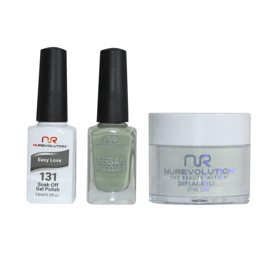 nail polish roller coat-NuRevolution Trio set 131 Easy Love