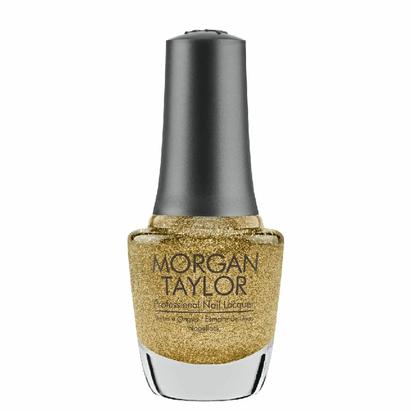 nail polish nectar gleam-Morgan Taylor - Glitter & Gold - #50076