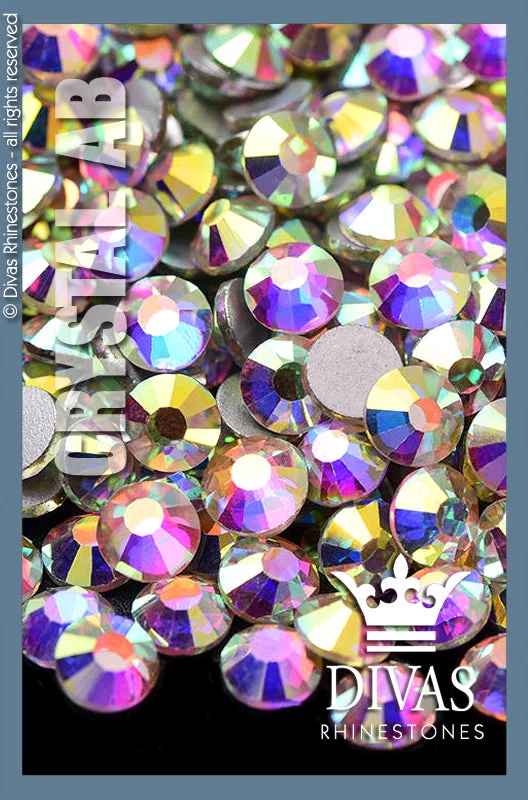 Nail rhinestone deal packs-AB RHINESTONES - 'Crystal AB'