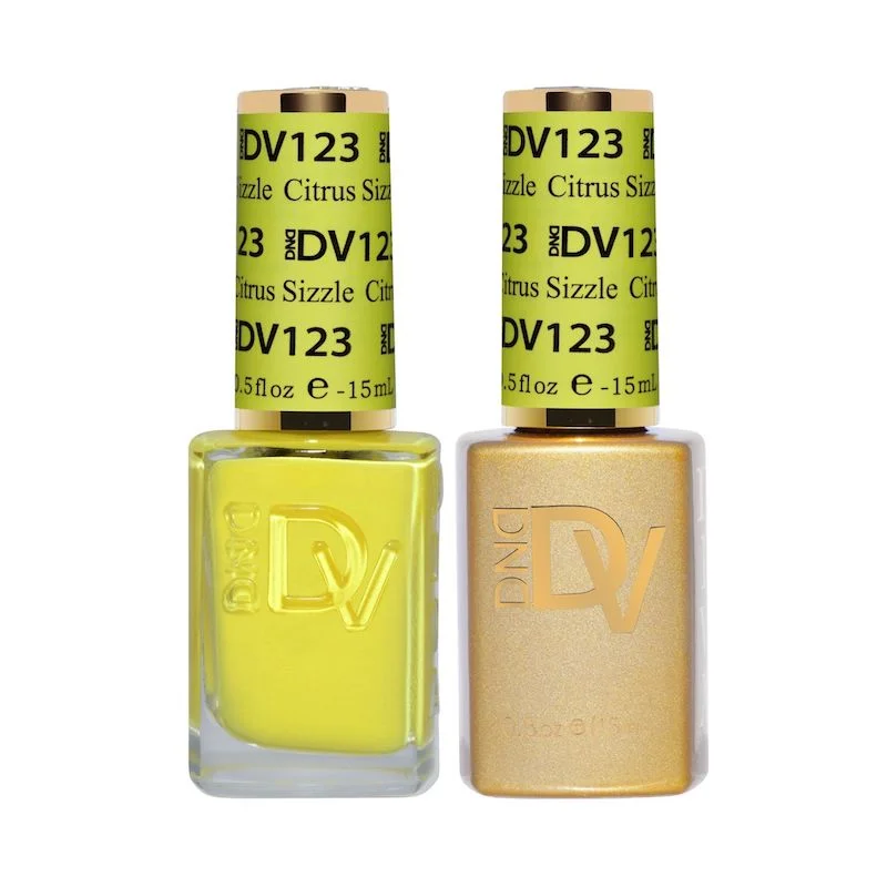 nail polish ridge wear-Duo Gel - DV123 Citrus Sizzle